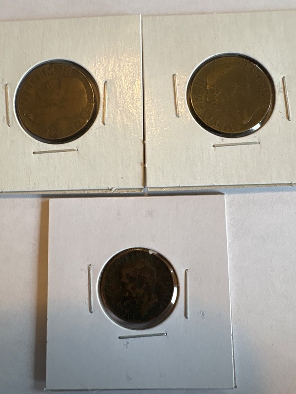 1937 10 centesimi 1940 10 centesimi 1922 5 centesimi
