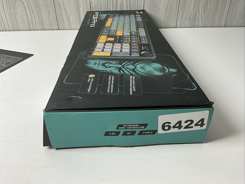 AULA Wind F108 Pro Tastiera meccanica wireless/2.4G/cablata - grigio sfumato - Foto 12 di 12