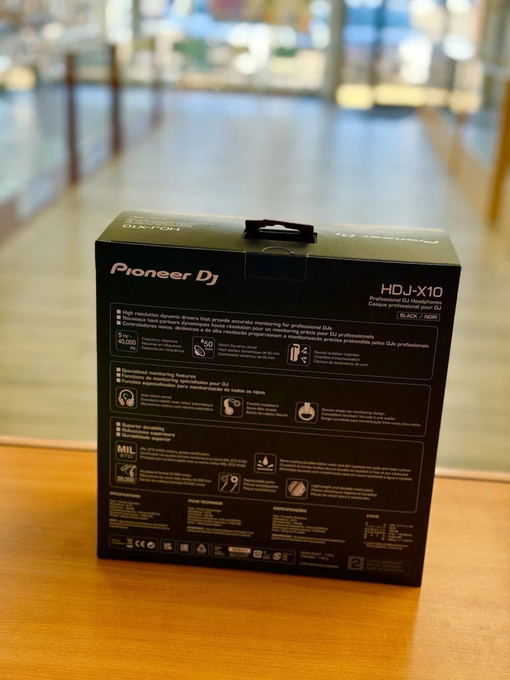 Pioneer DJ DDJ-X10 Professional DJ Headphones - Brand New Sealed In Box  - Image 2 of 3