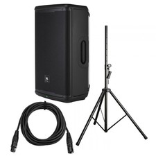JBL EON715 15" 1300W Powered Portable PA Speaker Bluetooth with Stand, Cable