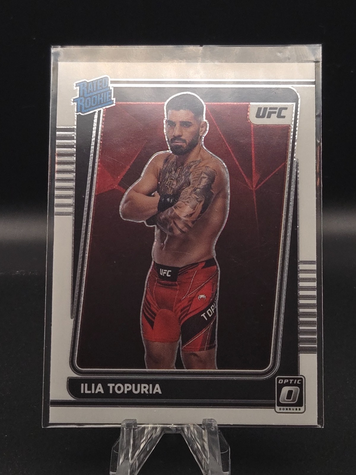 2022 Panini Donruss Optic UFC - Rated Rookie ILIA TOPURIA #110 (RC)!!