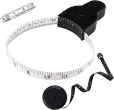 3PCS Body Measure Tape 60 inch 150cm , Automatic Telescopic Fat Measure for ...