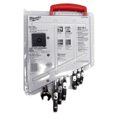 Milwaukee 48-22-9429 Combination Wrench Set - Silver (Pack of 7