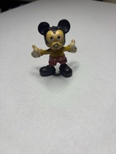 Vtg Disneykins Mickey Mouse Hand Painted 2” Toy Figure Louis Marx Company PVC