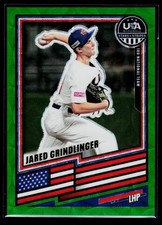 2026 Panini Stars & Stripes Green Scope /99 #91 Jared Grindlinger 18U