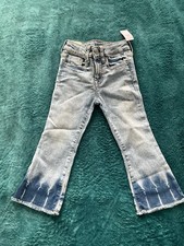 Gap Kids Cropped Flare Jeans   Girls Size 5   Medium Wash Denim