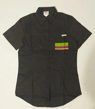 Burger King Manager Uniform Shirt Men  s 2XL Short Sleeve Button Up Employee, NEW