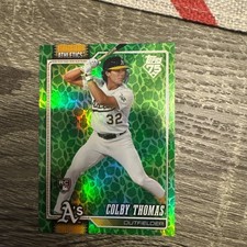 🔥2026 Topps Series 1 Colby Thomas RC Athletics #213 Easter Green Holiday  SP