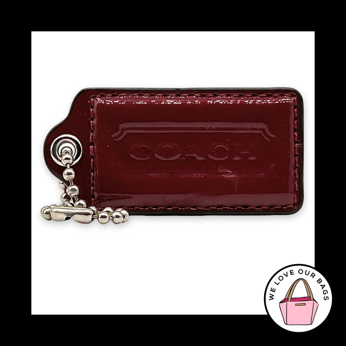 Coach Leather Letters, Numbers & Symbols Key Chains, Rings