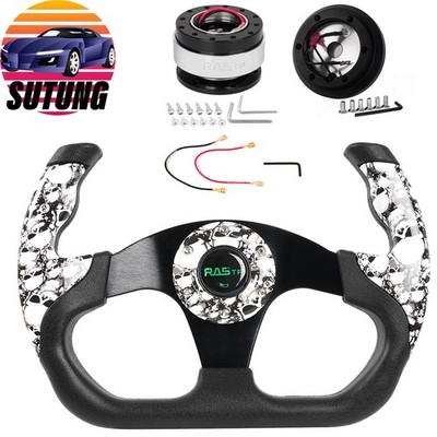 Steering Wheel+Quick Release+Hub Adapter 120H For Camry Corolla Tacoma 4Runner