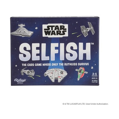 Ridley's Games Board Game Selfish (Star Wars Ed) Box New
