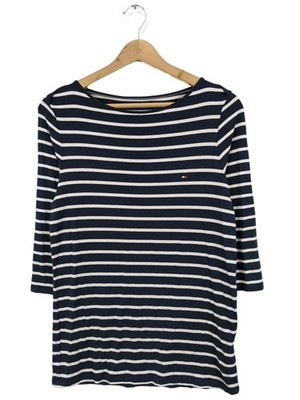 TOMMY HILFIGER Ringelshirt Damen Shirt Gr. DE 40 schwarz-weiß Casual-Look