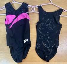 Lot of 2 Toddler Girl Gymnastics Leotards Size 2-3