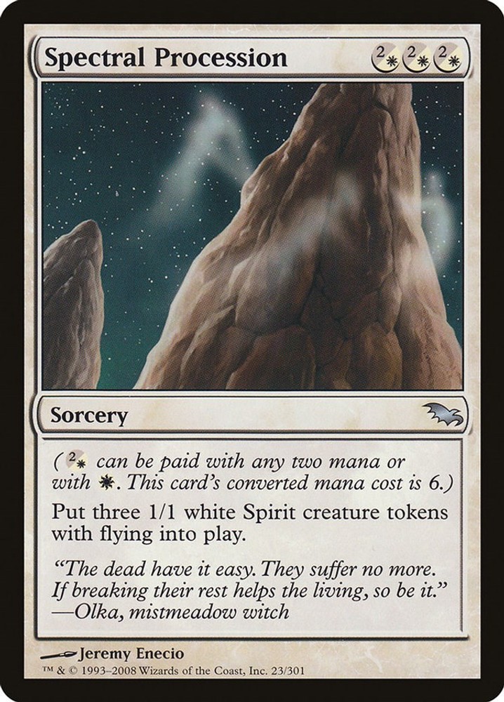 Spectral Procession [SHM - 23] Uncommon NM Shadowmoor