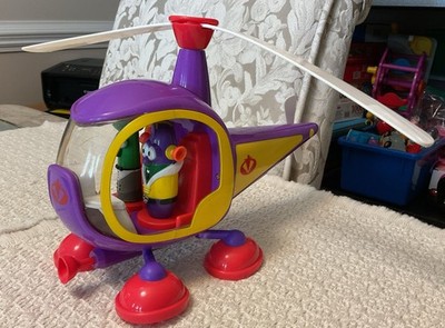 Big Idea VeggieTales LARRY-COPTER with Super Larry and Archibald - WORKS!!!