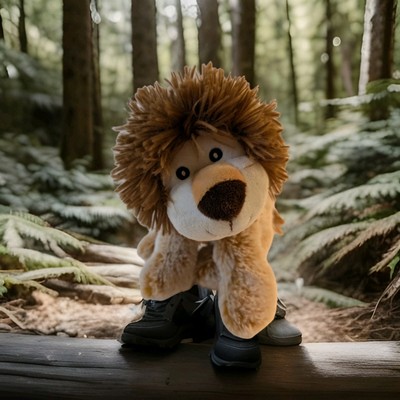 Cute Lion By  Kelly Toys  Soft, Squeezable, Toddler or Baby Room Deco 