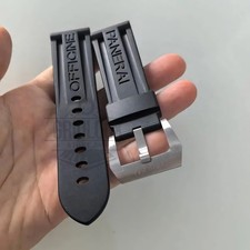 High Quality Rubber Strap For Panerai PAM441 359 111 Series Watch Bands W/Logo