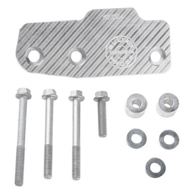 Bullet Proof Designs Chain Guide/Swingarm Guard Silver For YAMAHA WR YZ