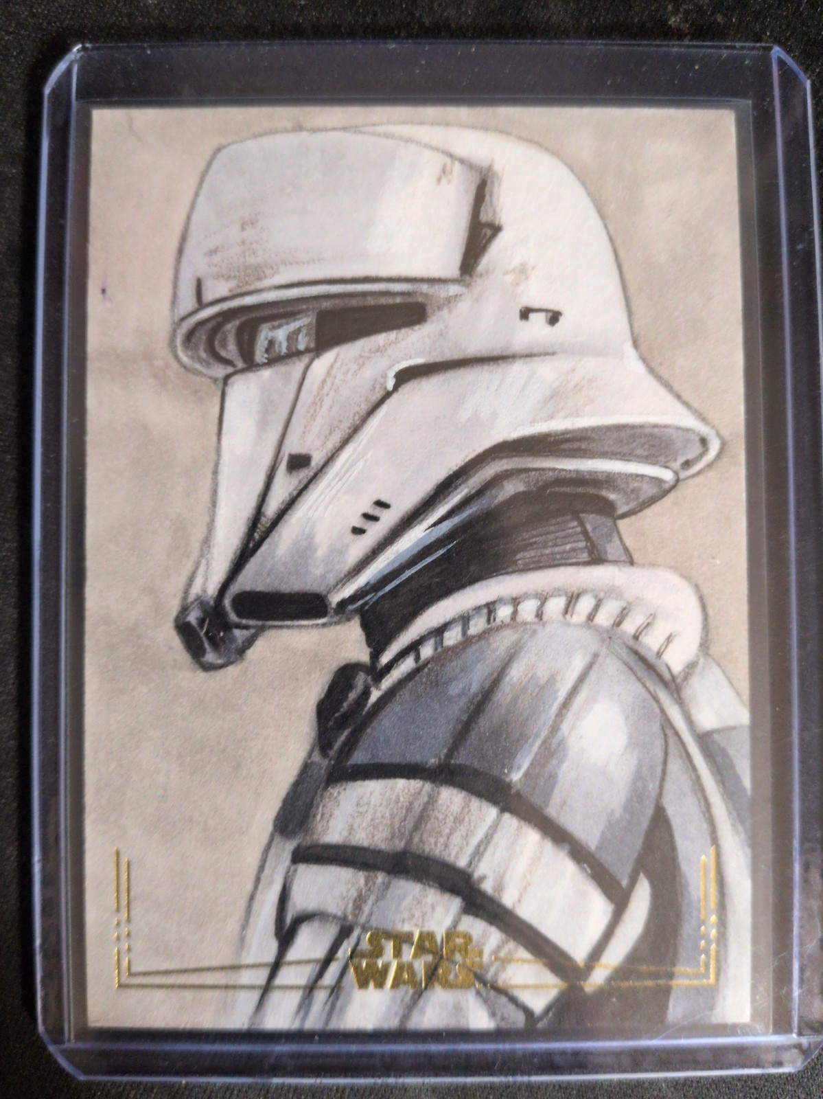 Rugved Bhuskute Star Wars 2024 Topps Chrome Galaxy Sketch Card trading card — raw and PSA graded price guide