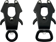 2 Pcs Large Frog Clip 360 Swivel Dog Leash Clasp Quick Release Buckle