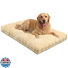 MIHIKK Washable XXL Dog Bed for Extra Large Dogs with Anti-Slip Bottom, Premi