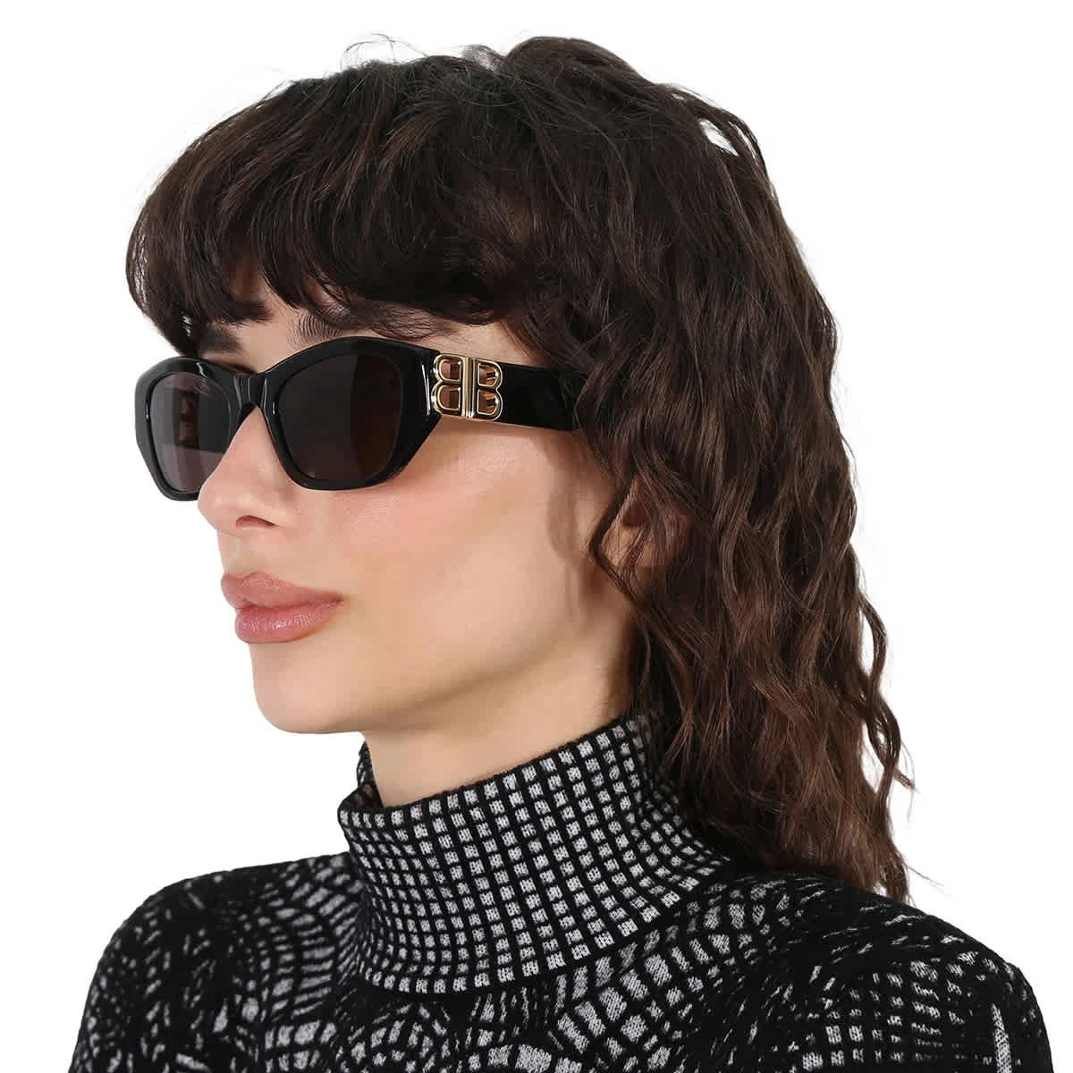 Balenciaga Cat Eye Sunglasses Black for Women for sale | eBay