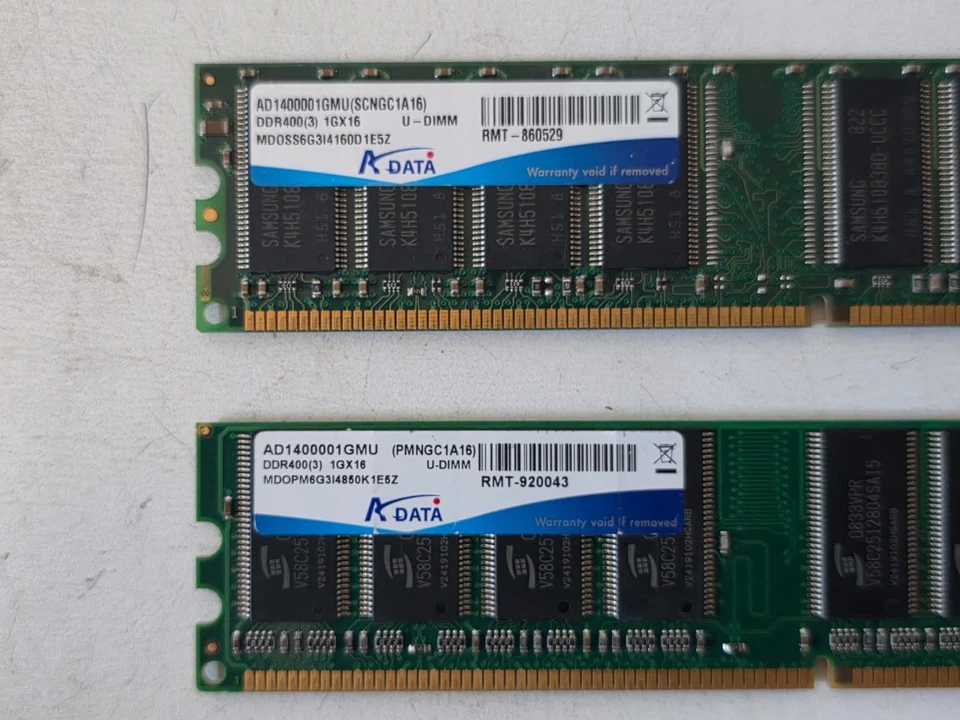 RAM DDR1 400 2X1GB ADATA - Immagine 3 di 3