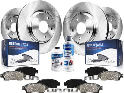 5-Lug Front & Rear Brake Pads Rotors for 2006-2009 Land Rover Range Rover Sport