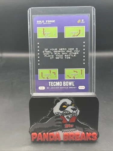 2026 Bo Jackson Battle Arena Tecmo Solo Forge SSP Super Short Play #PL5