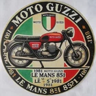 MOTO GUZZI 2D ALUMINIUM PLATE - Ref.40