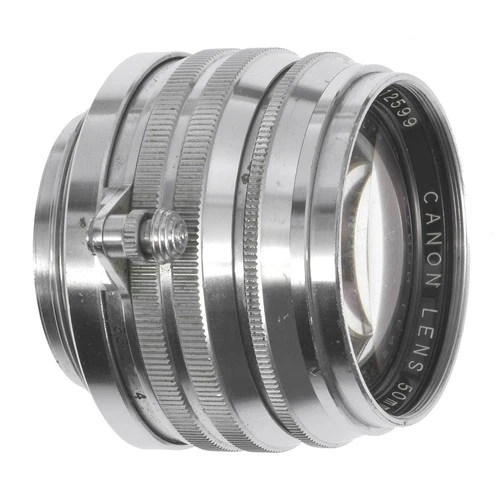 CANON 50mm F1.5 LENS LTM L39 M39 LEICA SCREW MOUNT CHROME / CLA'd #1