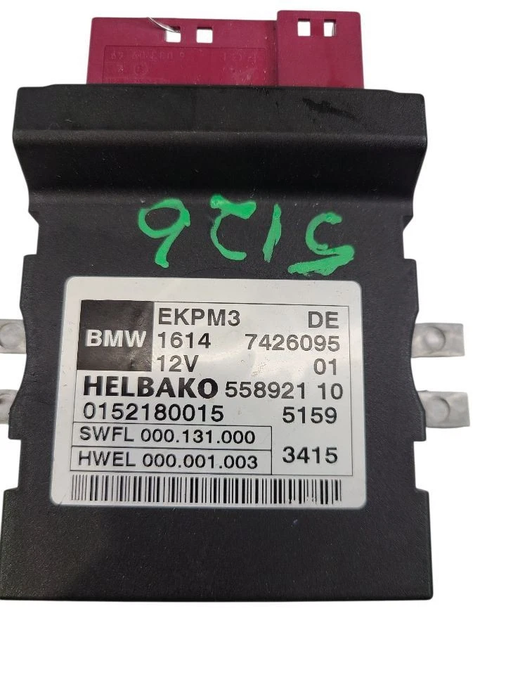 Chassis ECM Fuel Pump Right Hand Inner Quarter Fits 12-19 BMW 640i 636802 - Image 2 of 4