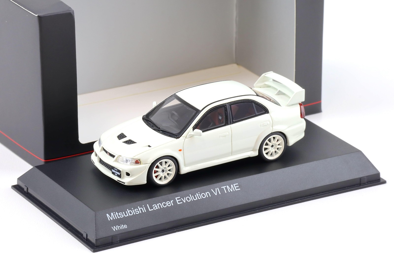 1:43 Kyosho Mitsubishi Lancer Evolution VI Tme White KSR43116W