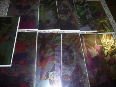 Mighty Morphin Power Rangers (Boom! Studios) Montes Foil Variants LOT of 11