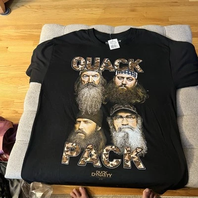 Duck Dynasty Quack Pack Si Jase Willie Phil Robertson Family T-shirt - Large - Image 1 of 4