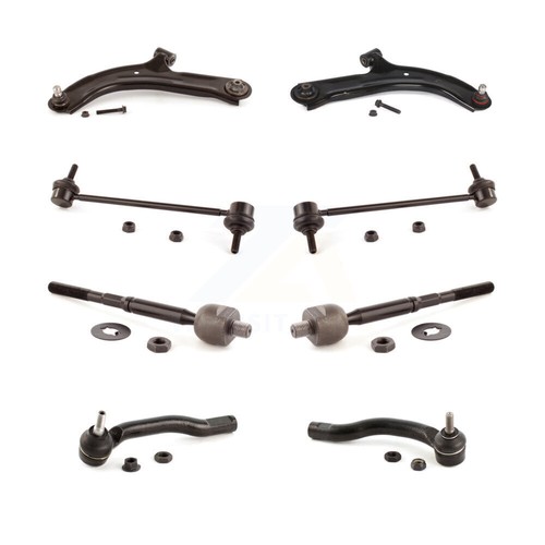 Front Control Arm & Ball Joint Tie Rod End Link Kit (8Pc) For Nissan Versa Cube - Picture 3 of 5