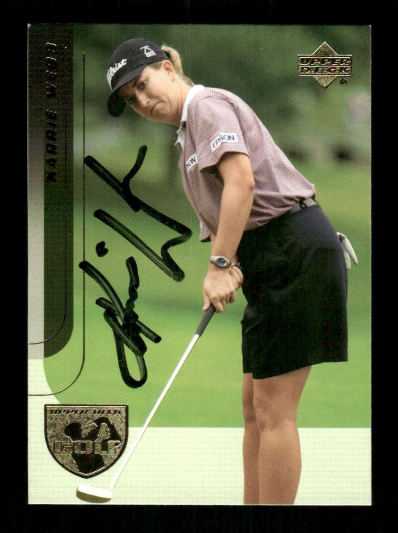 2004 Upper Deck #24 Karrie Webb signed autograph  clean sig BXCP63