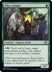 Alloy Animist 166/287 Foil The Brothers' War MTG