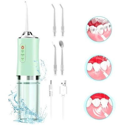 #ad Cordless Rechargeable Water Flosser with 3 Pressure Settings amp; Replacement Tips $17.16