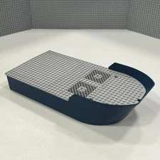 LEGO Boat Hull Giant Dark Blue Bow 40 x 20 x 7 Light Bluish Gray Top 18913c02