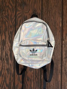 adidas metallic backpack