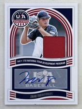Zion Theophilus 2024 Panini Stars And Stripes Singature Material Auto #NTS-ZT