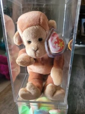 Ty Beanie Baby Bongo The Monkey Toy 