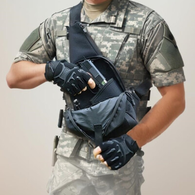 US Shoulder Holster Bag for Concealed Carry of Handguns Range Gun Bag Chest Pack