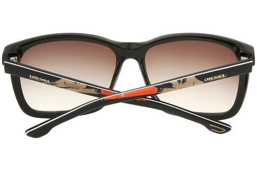 Diesel DL0008 98B Brown Lens Squared Multi-Color Sunglasses - Picture 2 of 3
