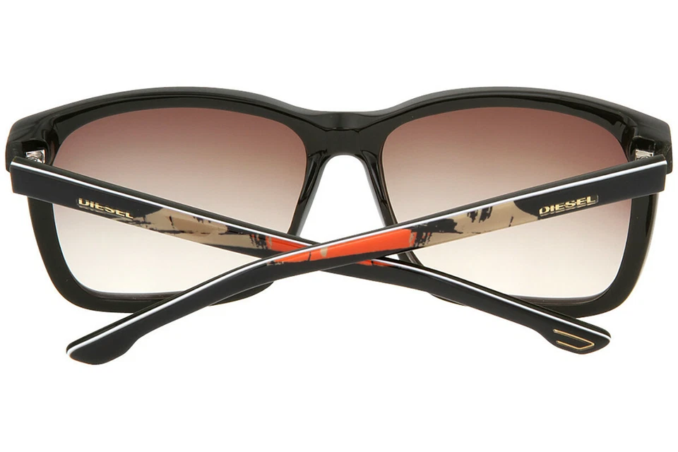 Gafas de sol Diesel DL0008 98B marrón lente cuadrada multicolor Foto 2 de 3