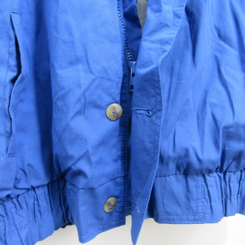 Lifes Adventures Dash Mens Jacket Windbreaker Small Vintage Blue Retro, Lined - Picture 2 of 9