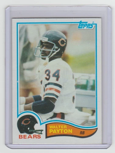 WALTER PAYTON Bears 1982 Topps Football #302 Set Break SEE SCANS Sweetness