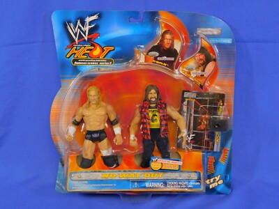 WWF SUNDAY NIGHT HEAT TRIPLE H VS CACTUS JACK JAKKS 2001 NO WAY OUT FAMOUS  SCENE | eBay