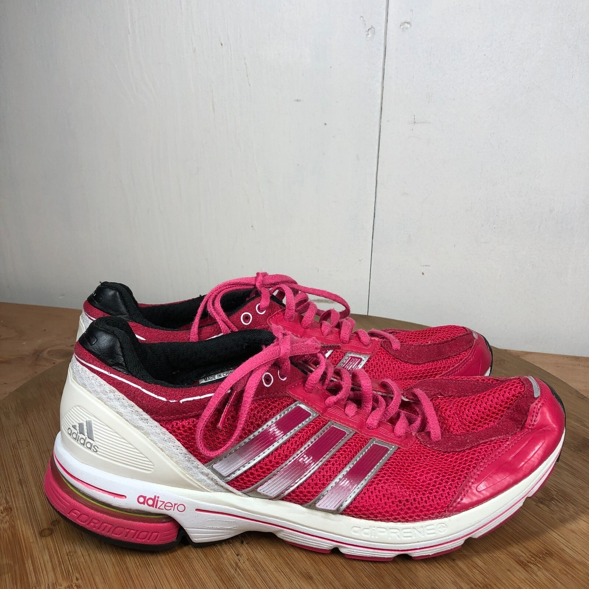 Adidas Shoes Womens 10.5 Adizero Boston 3 Running Sneakers Pink  